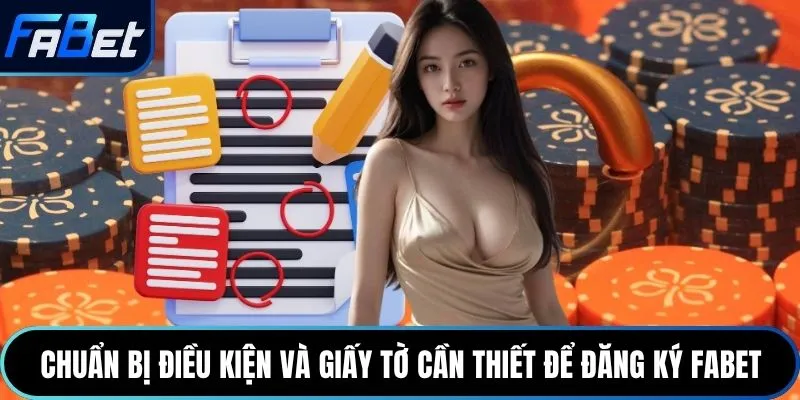 Chuẩn bị điều kiện và giấy tờ cần thiết để đăng ký Fabet