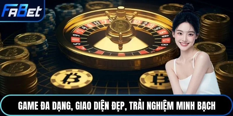Game đa dạng, giao diện đẹp, trải nghiệm minh bạch