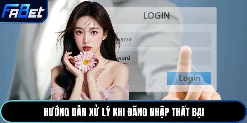 Hướng dẫn xử lý khi đăng nhập thất bại