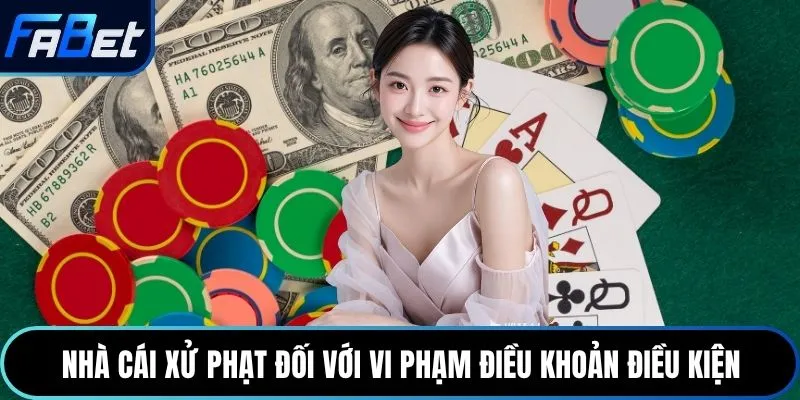 Nhà cái xử phạt đối với vi phạm điều khoản điều kiện