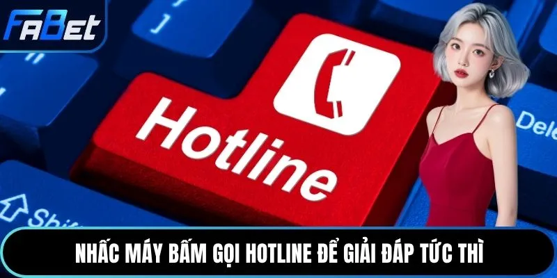Nhấc máy bấm gọi Hotline để giải đáp tức thì