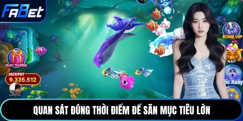 Quan sát đúng thời điểm để săn mục tiêu lớn