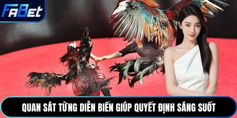Quan sát từng diễn biến giúp quyết định sáng suốt